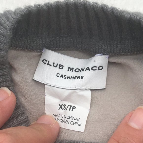 Club Monaco cashmere sweater, sz XS - Picture 2 of 8